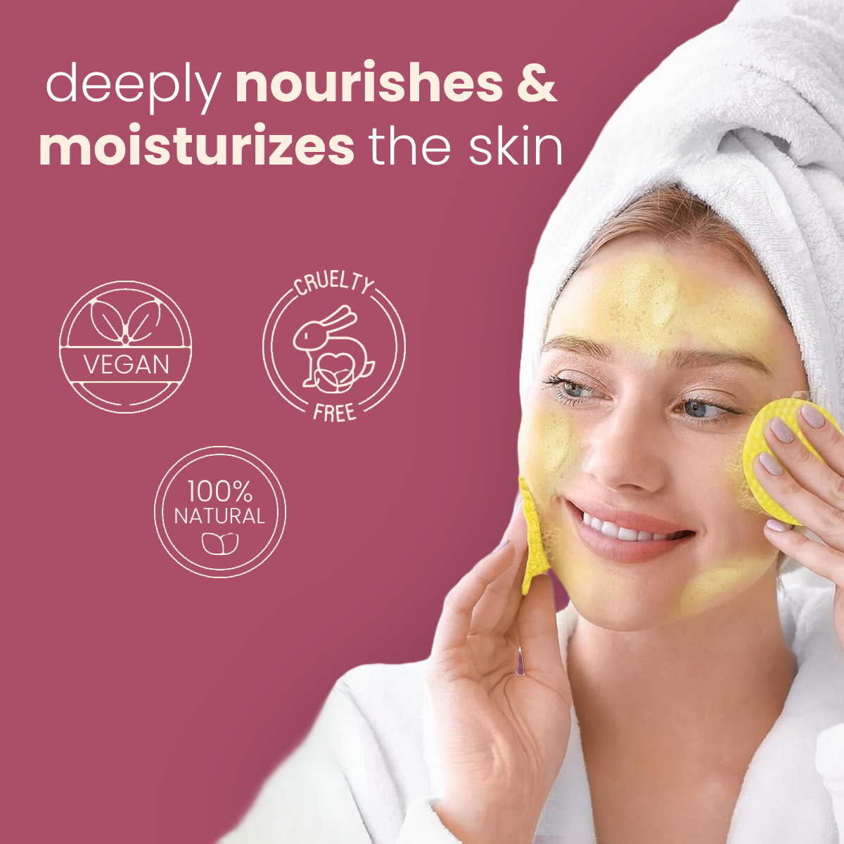 Premium Korean Cleansing Pads with Kojic Acid & Turmeric